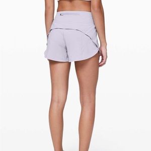 LULULEMON rare silver lilac shorts